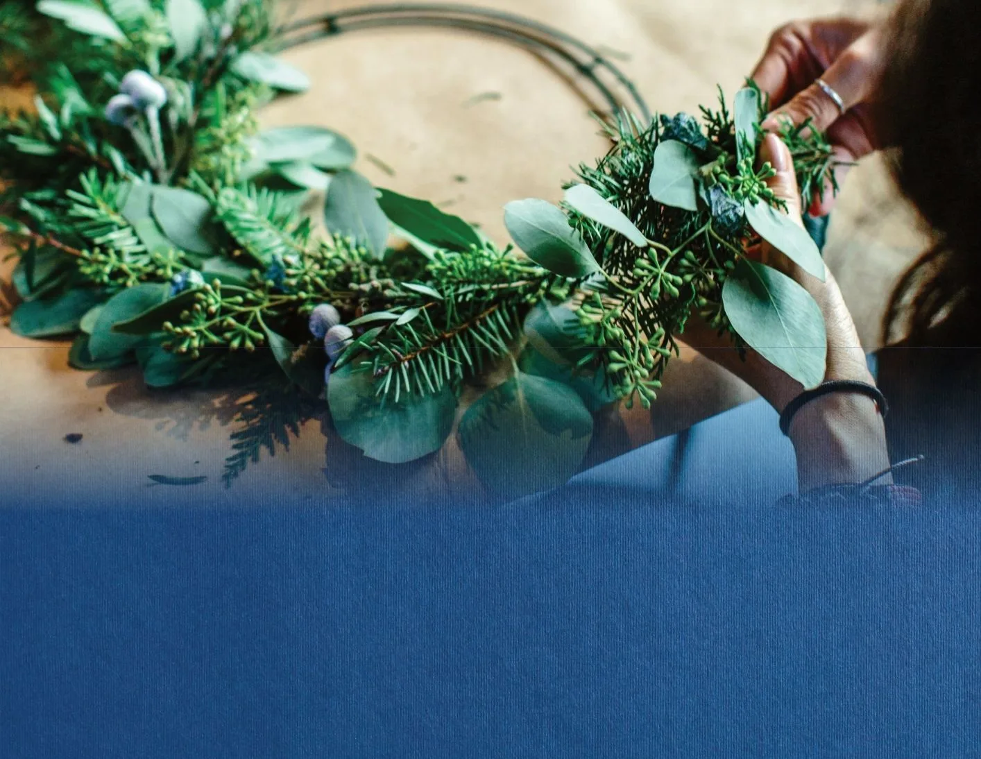 The Nottinghamshire -  Christmas Wreath Making