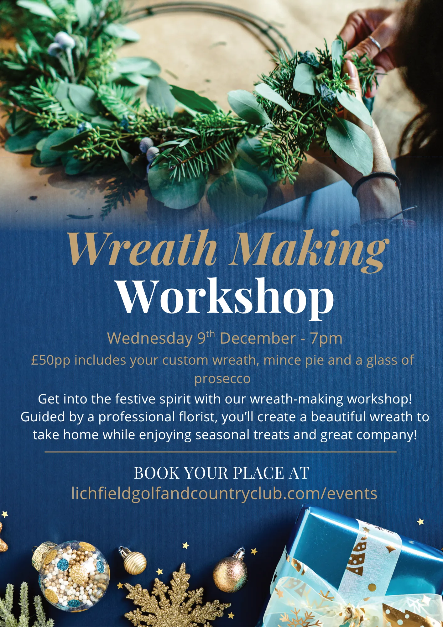 Chistmas Wreath Workshop