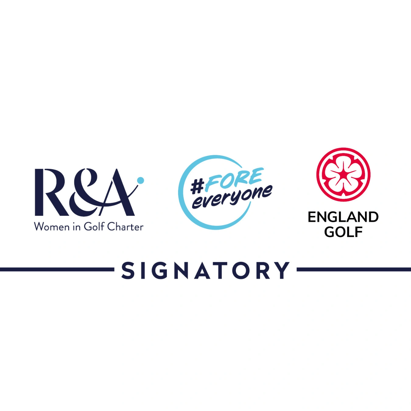 Women in Golf Charter Logo