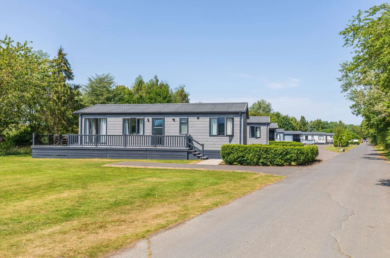 Outside view of lodges