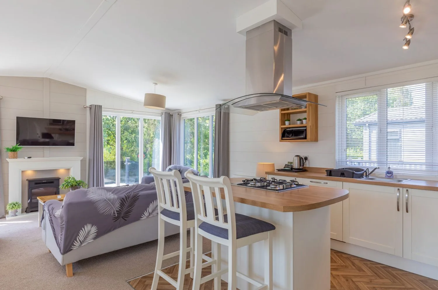 Kitchen and living  room