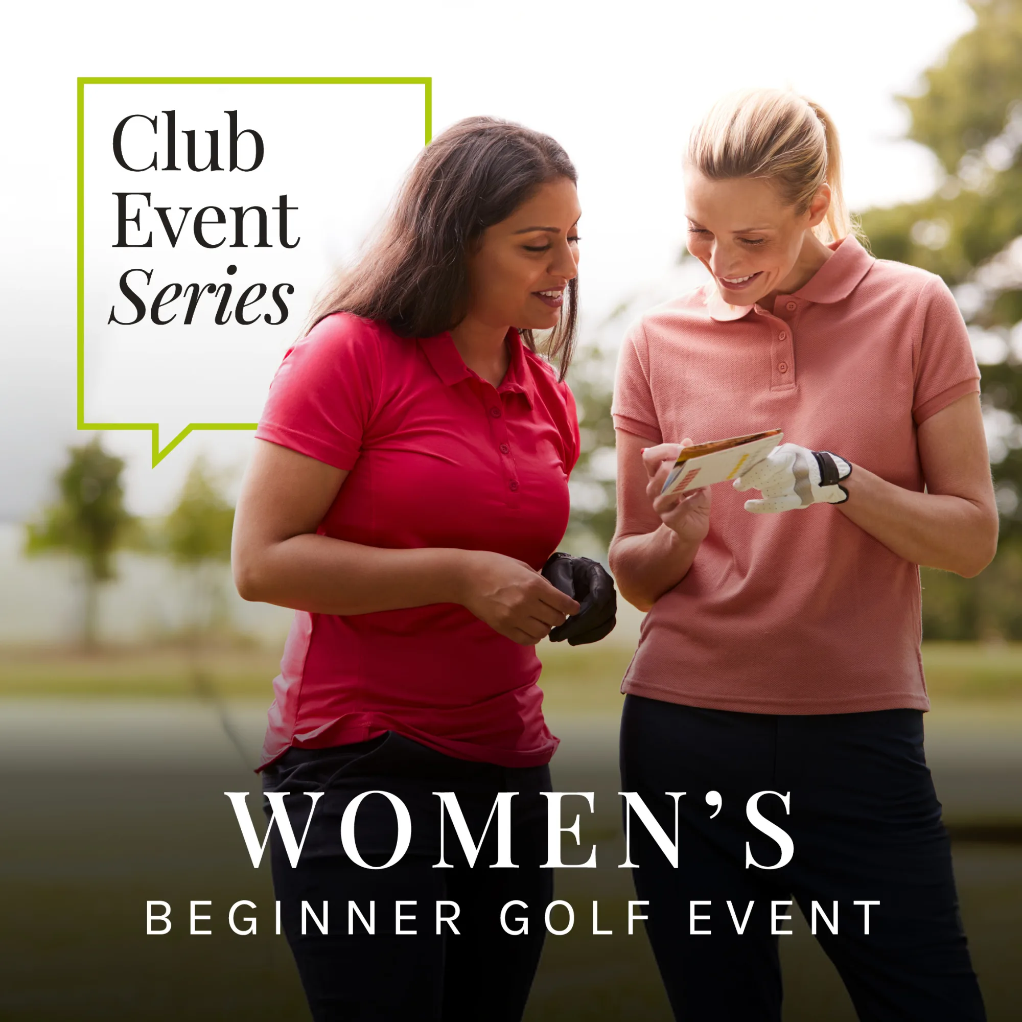 Women's Beginner Golf Event