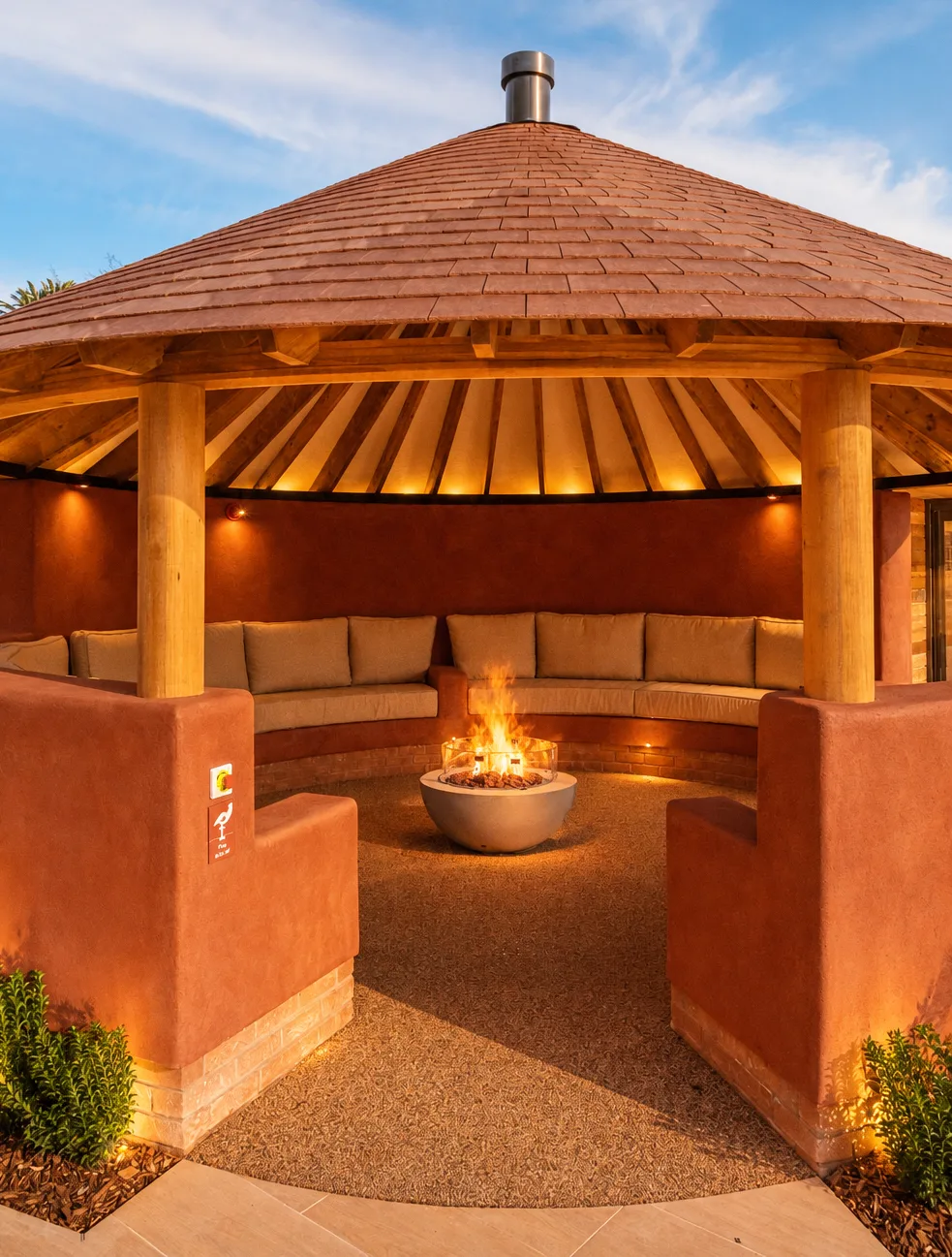 Outdoor Wellbeing at Benton Hall - Spa Garden